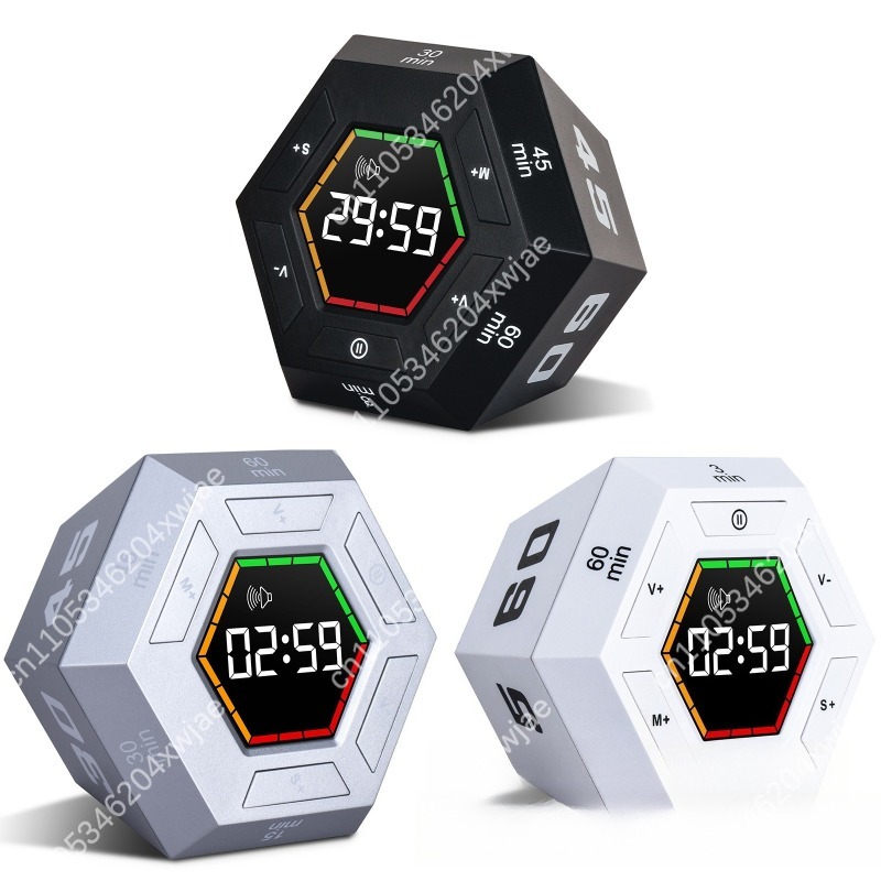 Timer Digital Hexagon Visual F - Kitchen Timer Digital ulasan dan harga