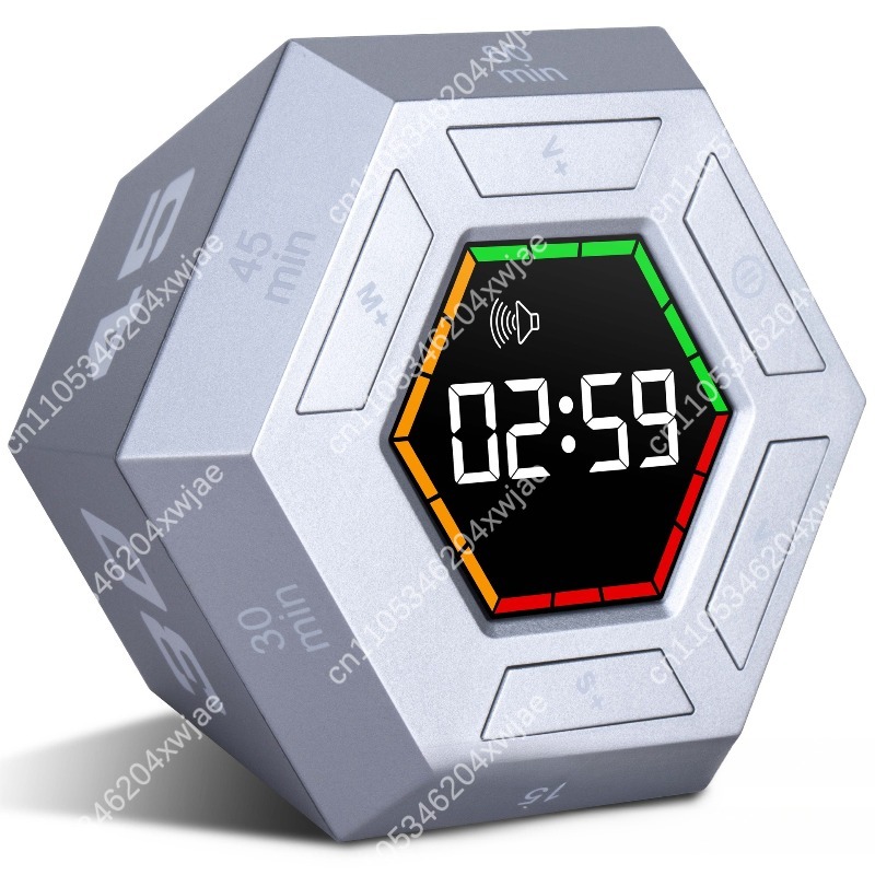 Timer Digital Hexagon Visual F - Kitchen Timer Digital ulasan dan harga