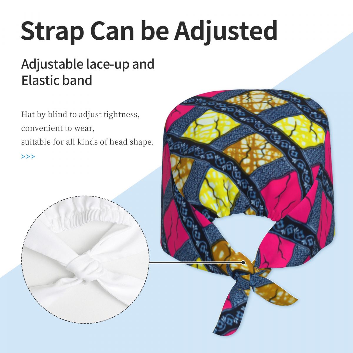 Topi Kerja Motif Ankara Afrika - Kitchen Gadgets For Women ulasan dan harga